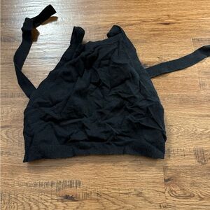 H&M Elegant Black Halter Top